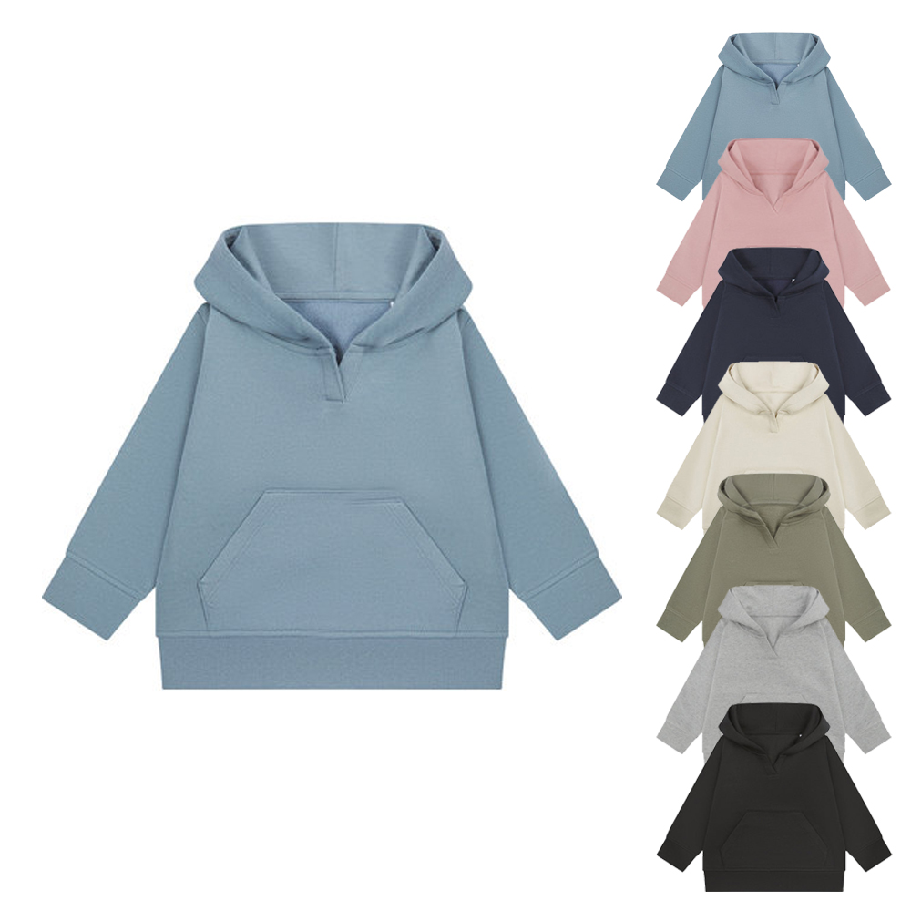 LW802 Larkwood Kinder nachhaltiges Kapuzen-Sweatshirt