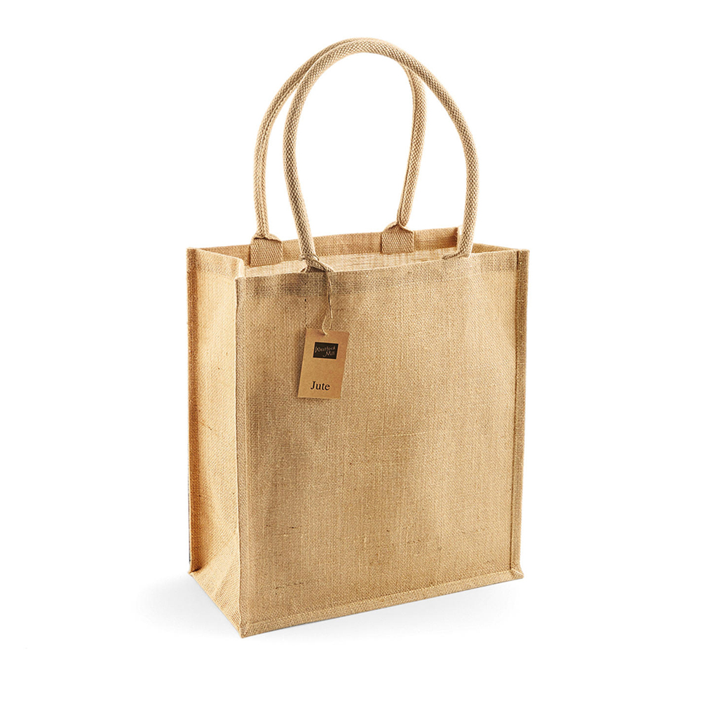 WM409 Westford Mill Jutetasche Einkaufstasche