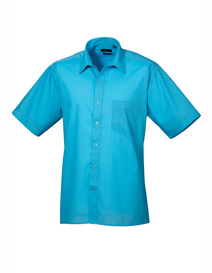 PW202 Premier Workwear Poplin kurzarm Hemd (Herrenhemd/Kurzarm)