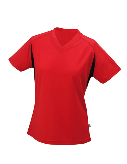 JN316 James+Nicholson Damen Laufshirt kurzarm