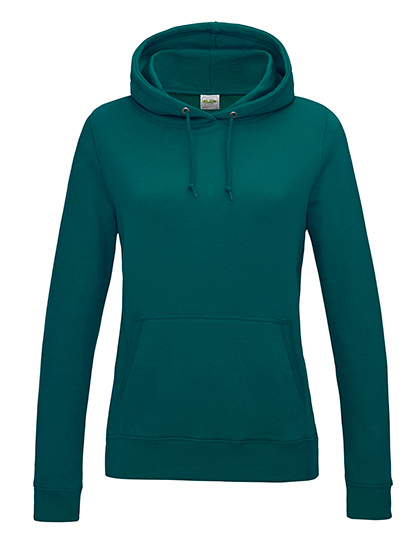 JH001F Just Hoods Damen Kapuzenpullover mit doppellagiger Kapuze