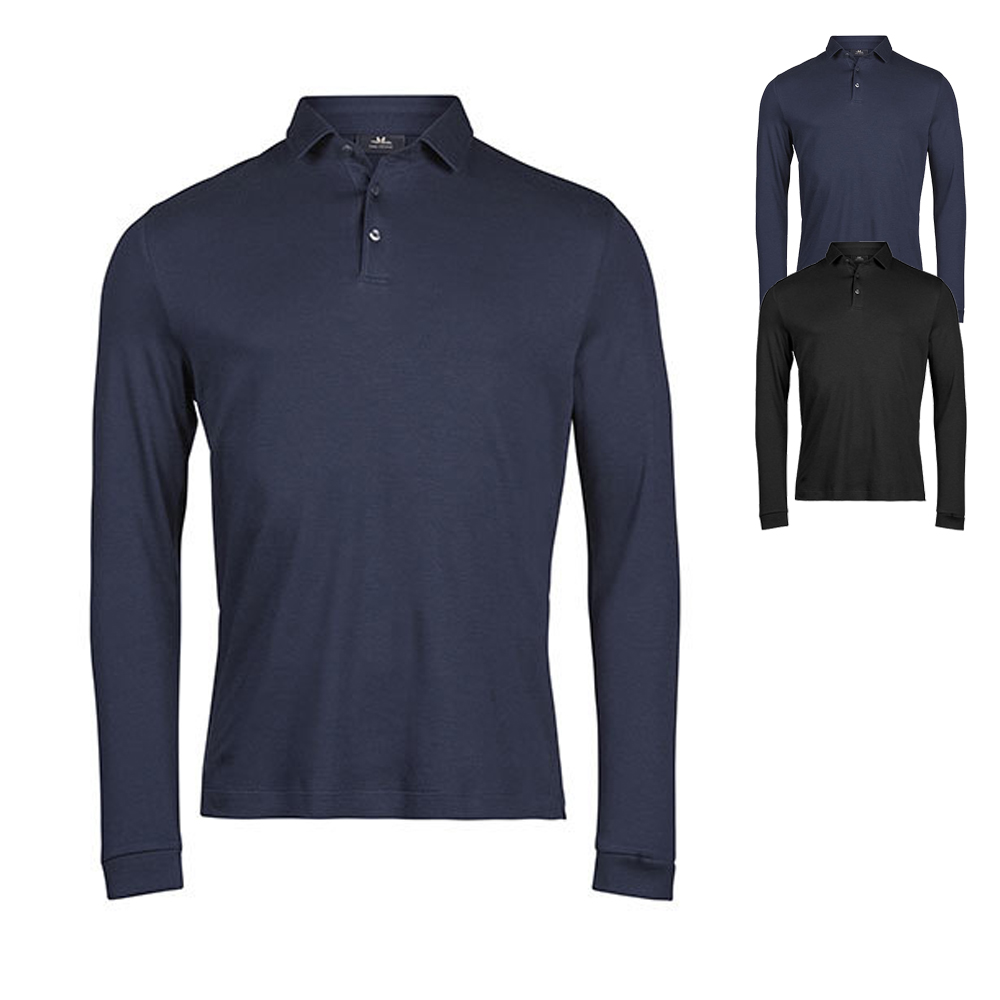 TJ1442 Tee Jays Pima-Baumwolle Polo langarm