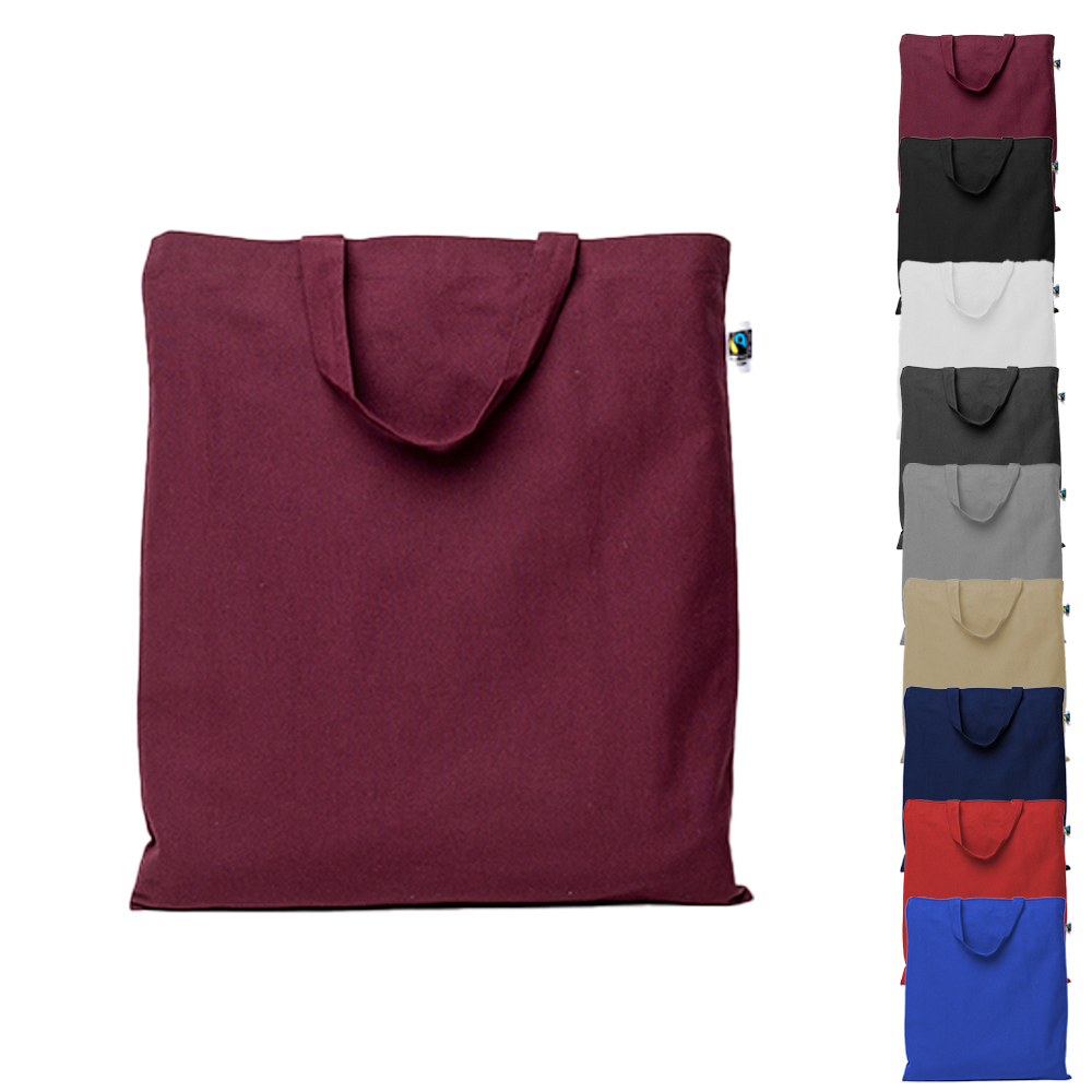 XT500N Printwear Baumwolltaschen Baumwolltasche, Fairtrade-Baumwolle, kurze Henkel
