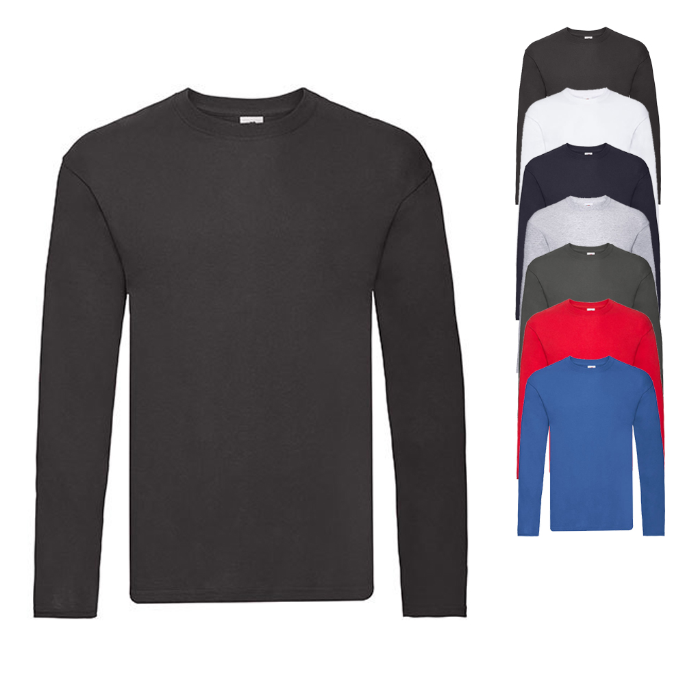 F243 Fruit of the Loom Original Langarm T-shirt