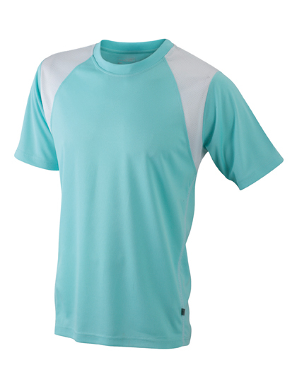 JN397 James+Nicholson Herren Laufshirt kurzarm