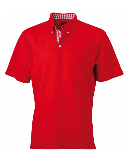 JN964 James+Nicholson Herren einfaches Polo kurzarm