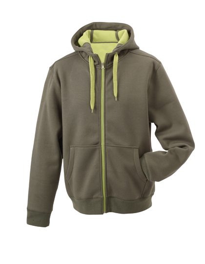 JN355 James+Nicholson Herren DOUBLEFACE Jacke