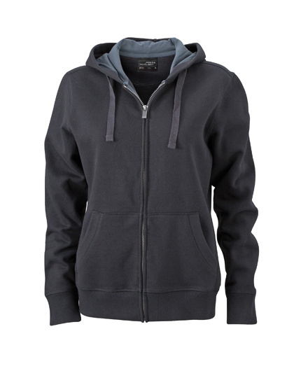 JN594 James+Nicholson Damen Kapuzenjacke