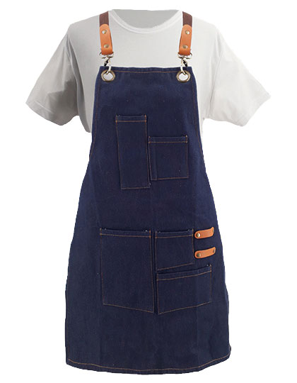EX284 Exner Kinderlatzschürze Denim