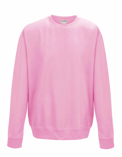 JH030 Just Hoods Pullover Sweatshirt mit Rundhalsausschnitt