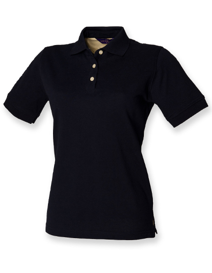 W121 Henbury Klassisches Damen-Poloshirt aus Baumwoll-Piqué