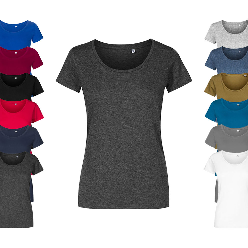 XO1545 X.O by Promodoro Damen T-Shirt Kurzarm