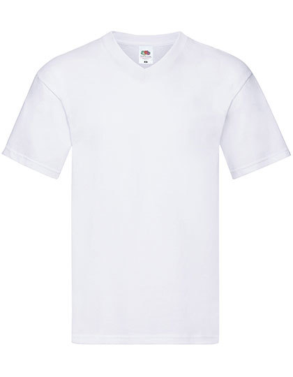 F272 Fruit of the Loom Original V-Ausschnitt T-Shirt kurzarm