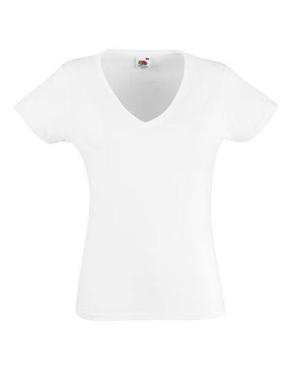 Fruit of the Loom Damen T-Shirt mit V-Ausschnitt