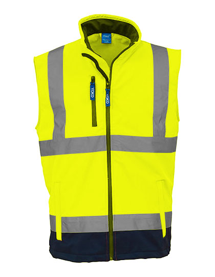 YK006 YOKO Hi-Vis hochsichtbare Softshell Gilet