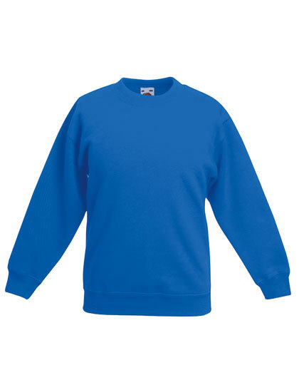 F324NK Fruit of the Loom Kinder Set-In Sweatshirt Klassischer Pullover
