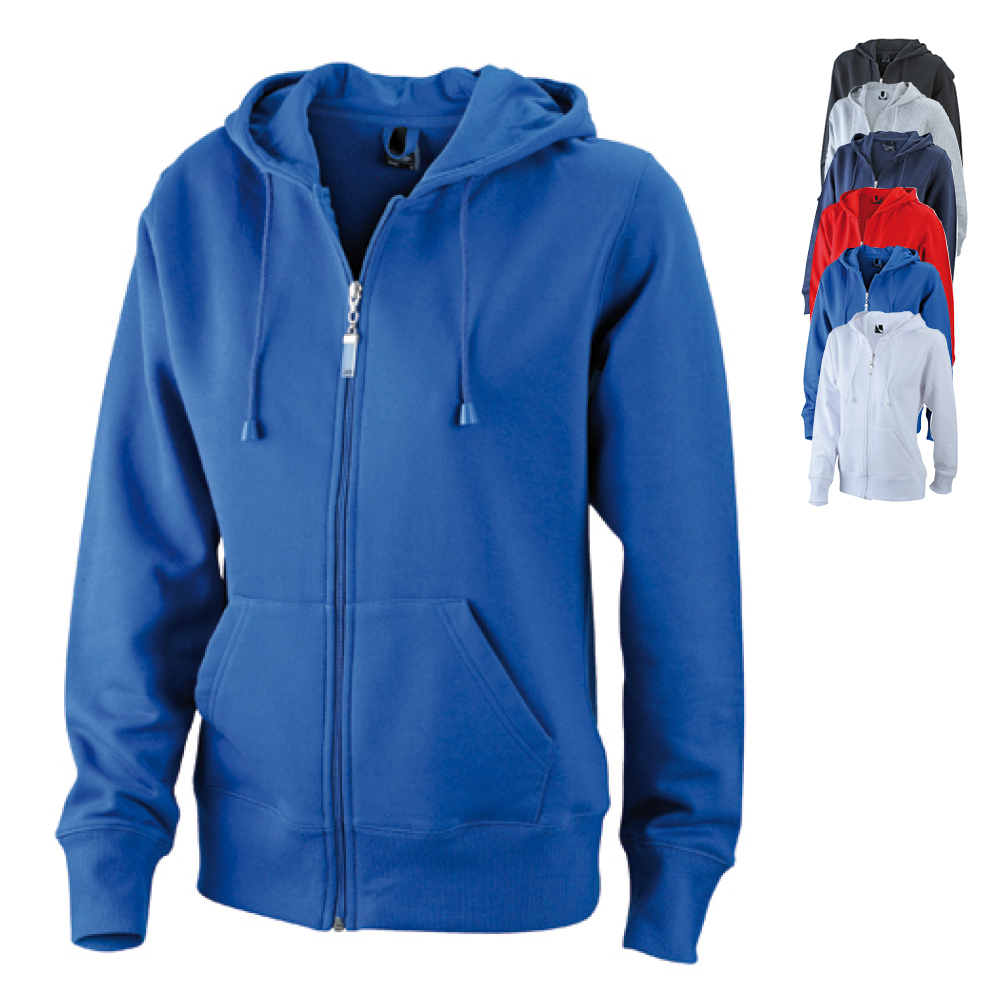 JN053 James+Nicholson Damen Kapuzenjacke
