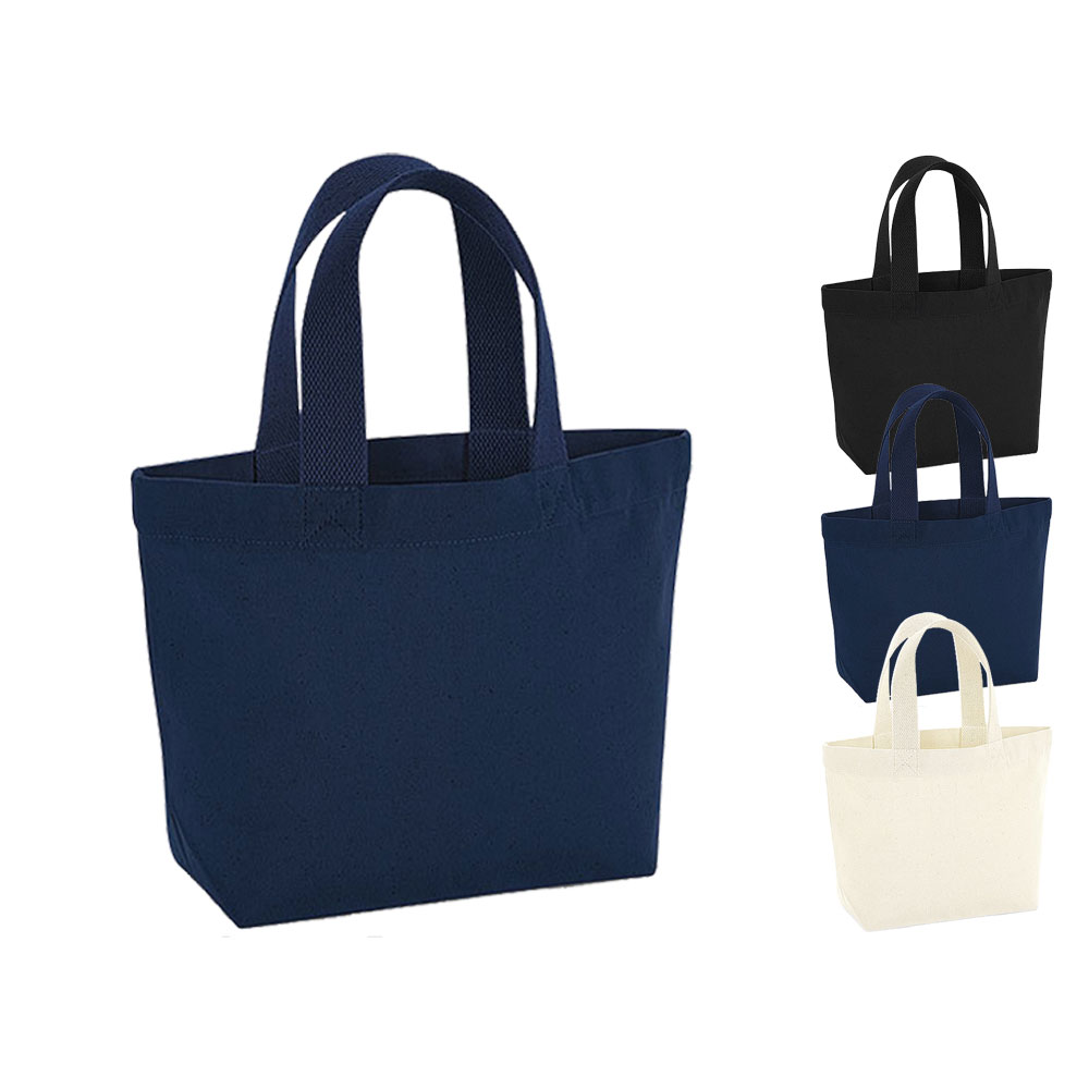 WM845 Westford Mill Mini-Tasche aus Bio Baumwolle Marina Mini Bag
