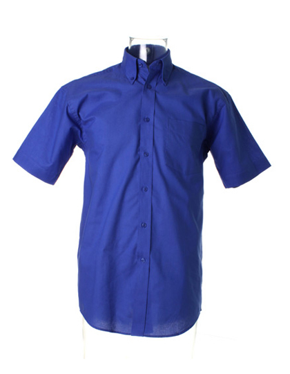 K350 Kustom Kit Hemd Kurzarm Oxford Shirt