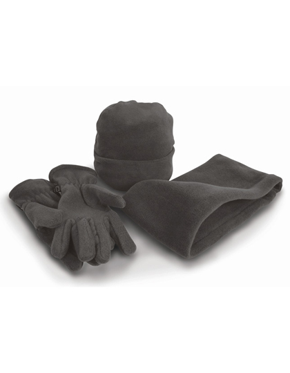 RT40 Result Winter Essentials Fleece-Winterset Handschuhe und Mütze