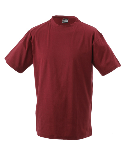 JN002 James+Nicholson Komfort Rundhals Schwer T-Shirt kurzarm