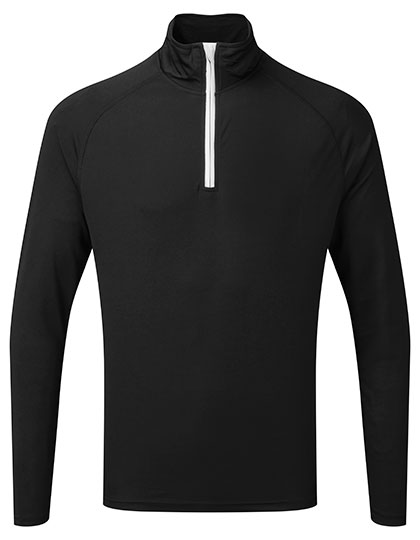 TR110 TriDri Herren Sport ¼-Reißverschluss langarm Shirt 