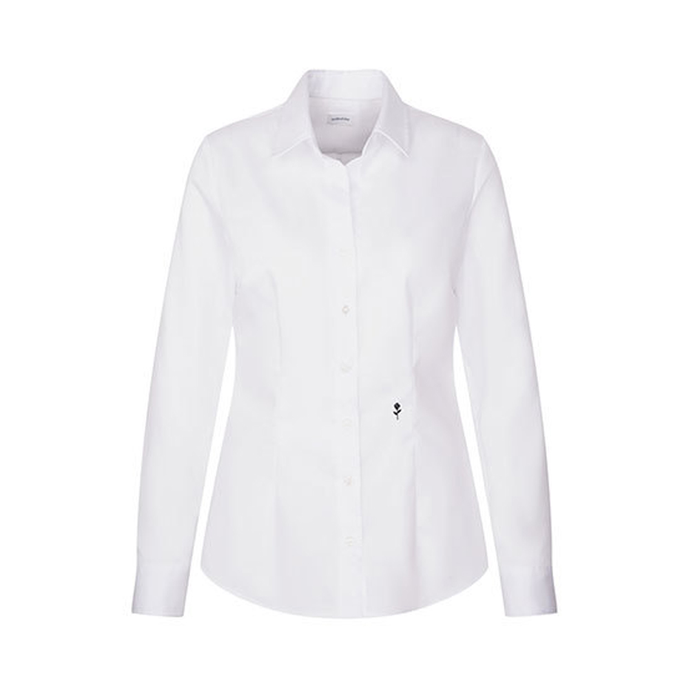 SN080662 Seidensticker Damen Bluse klassisch Twill langarm