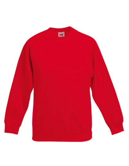 F304NK Fruit of the Loom Kinder Sweatshirt Pullover Raglan