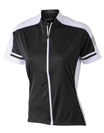 JN453 James+Nicholson Damen Radtrikot durchgehender Reißverschluss