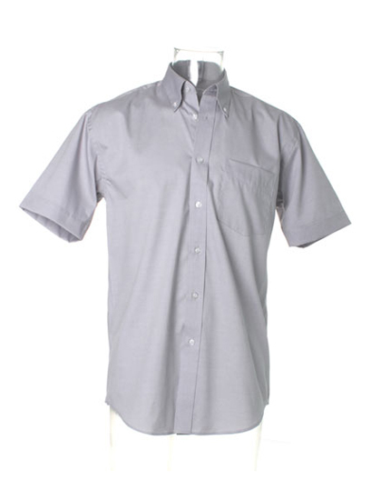 K109 Kustom Kit Herren Hemd Kurzarm Oxford Shirt