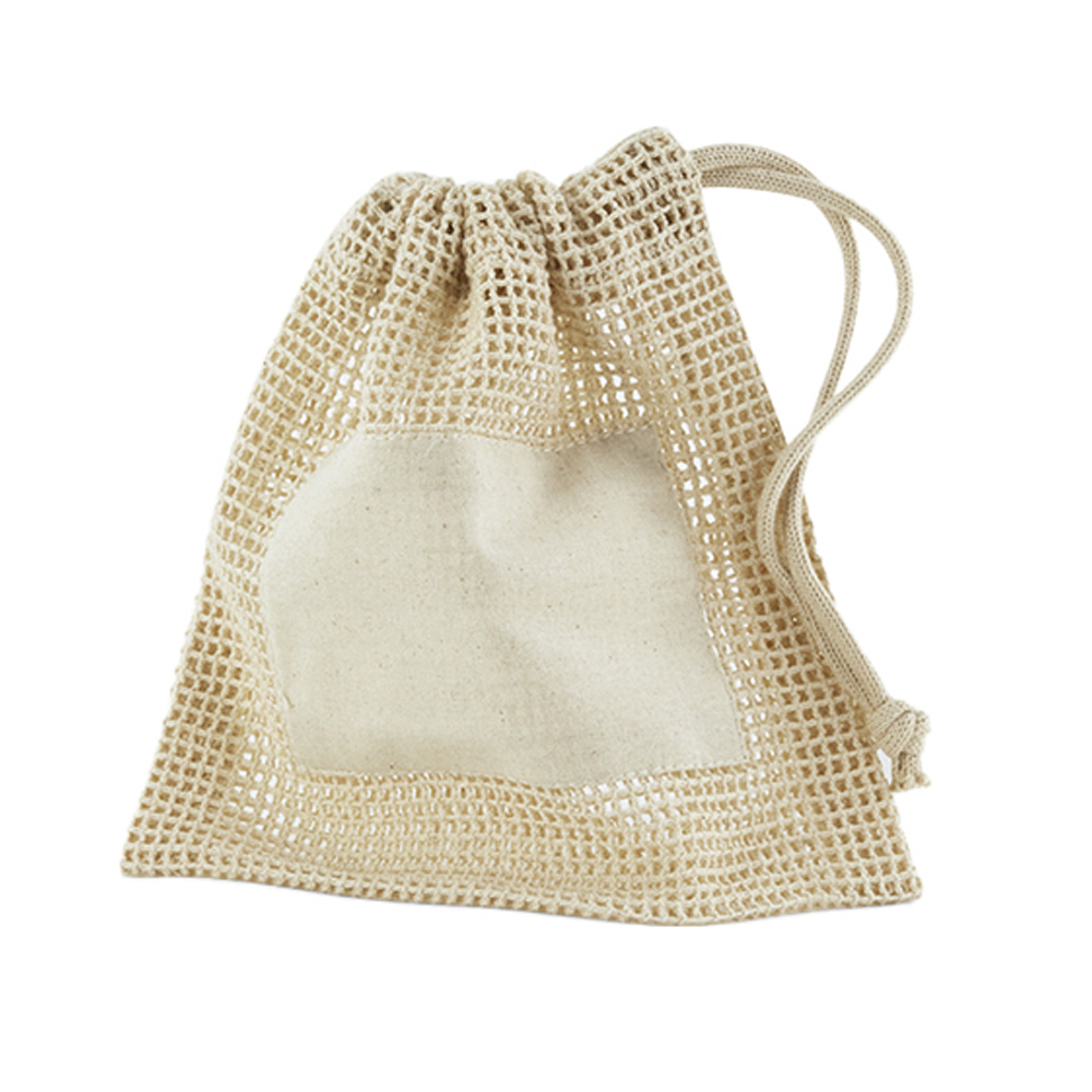WM155 Westford Mill Bio-Baumwolle Mesh Sack