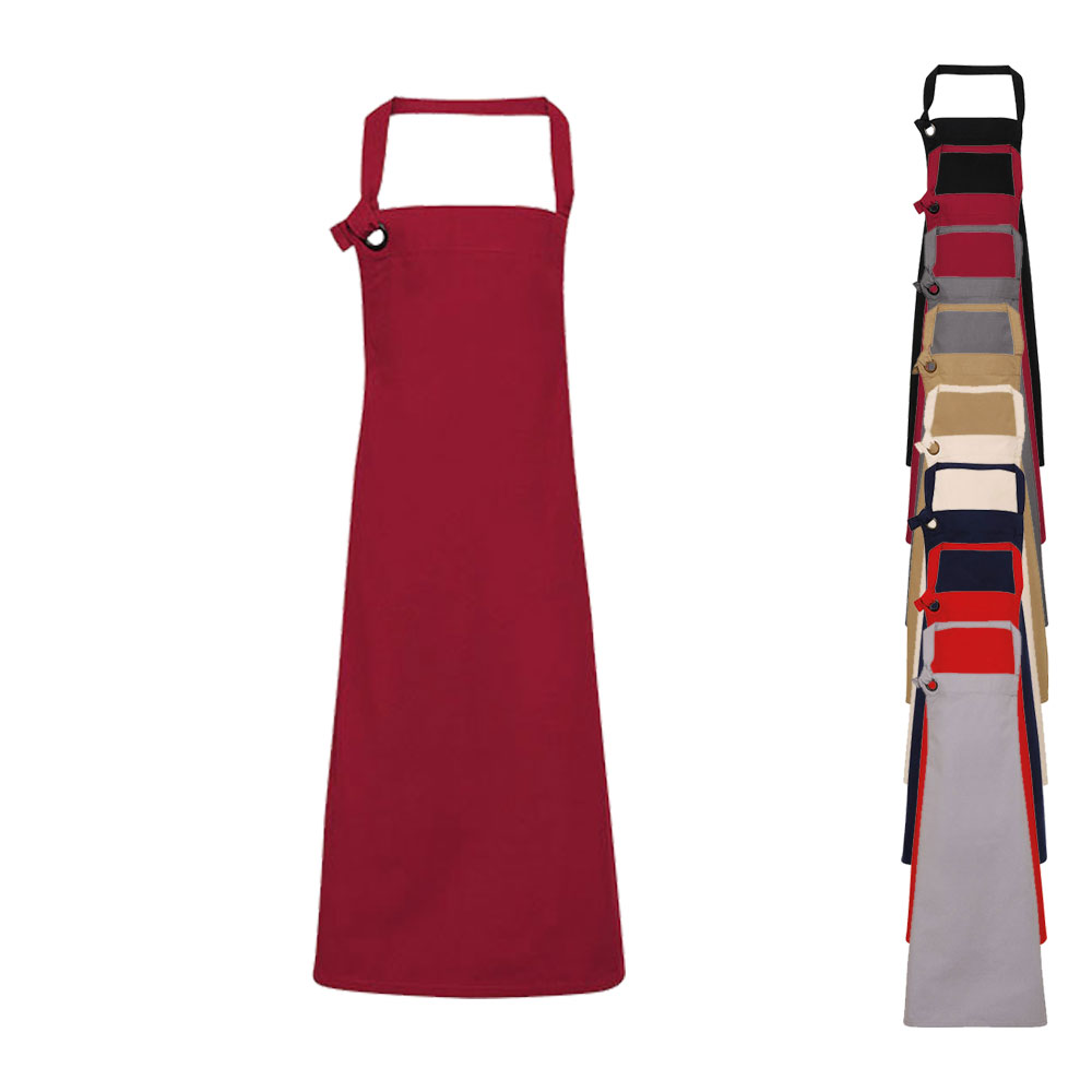 PW130 Premier Workwear Latzschürze schwer und strapazierfähig