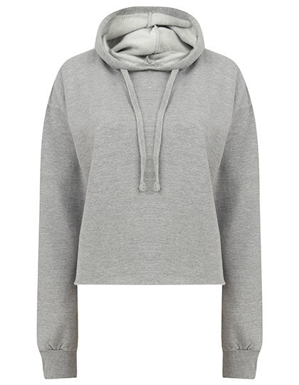 SF516 SF Women Kurz geschnittenes Slounge-Kapuzenpullover für Damen