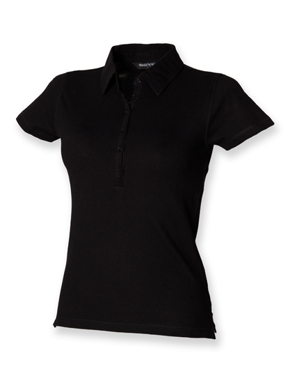 SF42 SF Women Kurzärmliges Stretch-Poloshirt für Damen