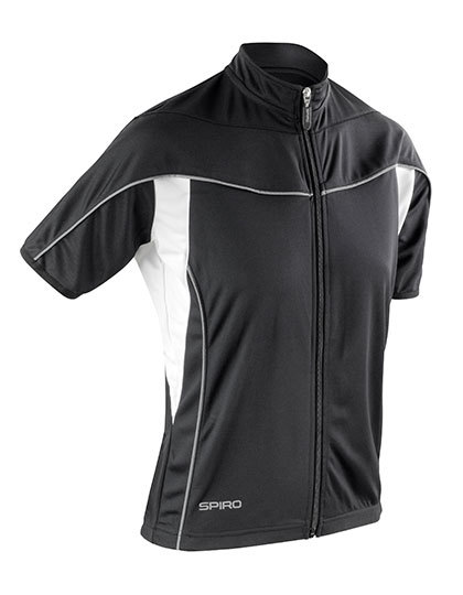 RT188F SPIRO Damen Fahrradkleidung Performance-Trainingsjacke atmungsaktiv kurzarm