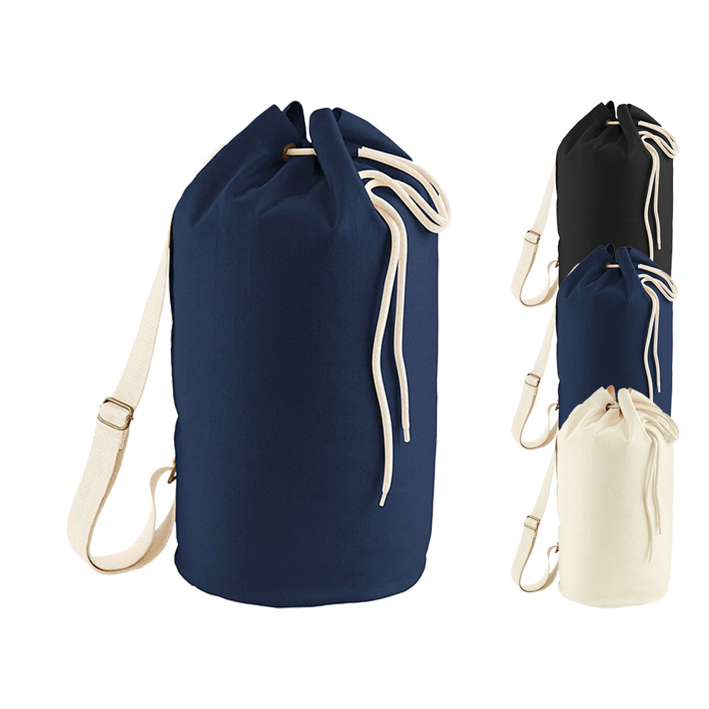 WM812 Westford Mill Seesack Sportbeutel aus Bio-Baumwolle