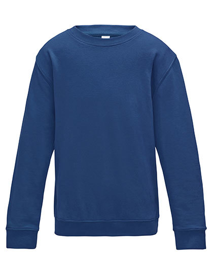JH030K Just Hoods Kinder Pullover Sweatshirt mit Rundhalsausschnitt