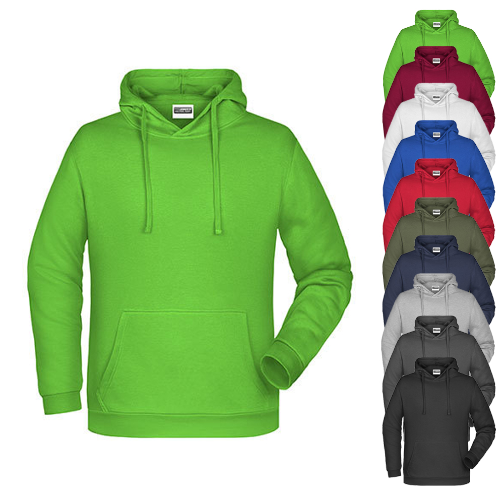 JN796 James&Nicholson Promo Herren Kapuzensweatshirt