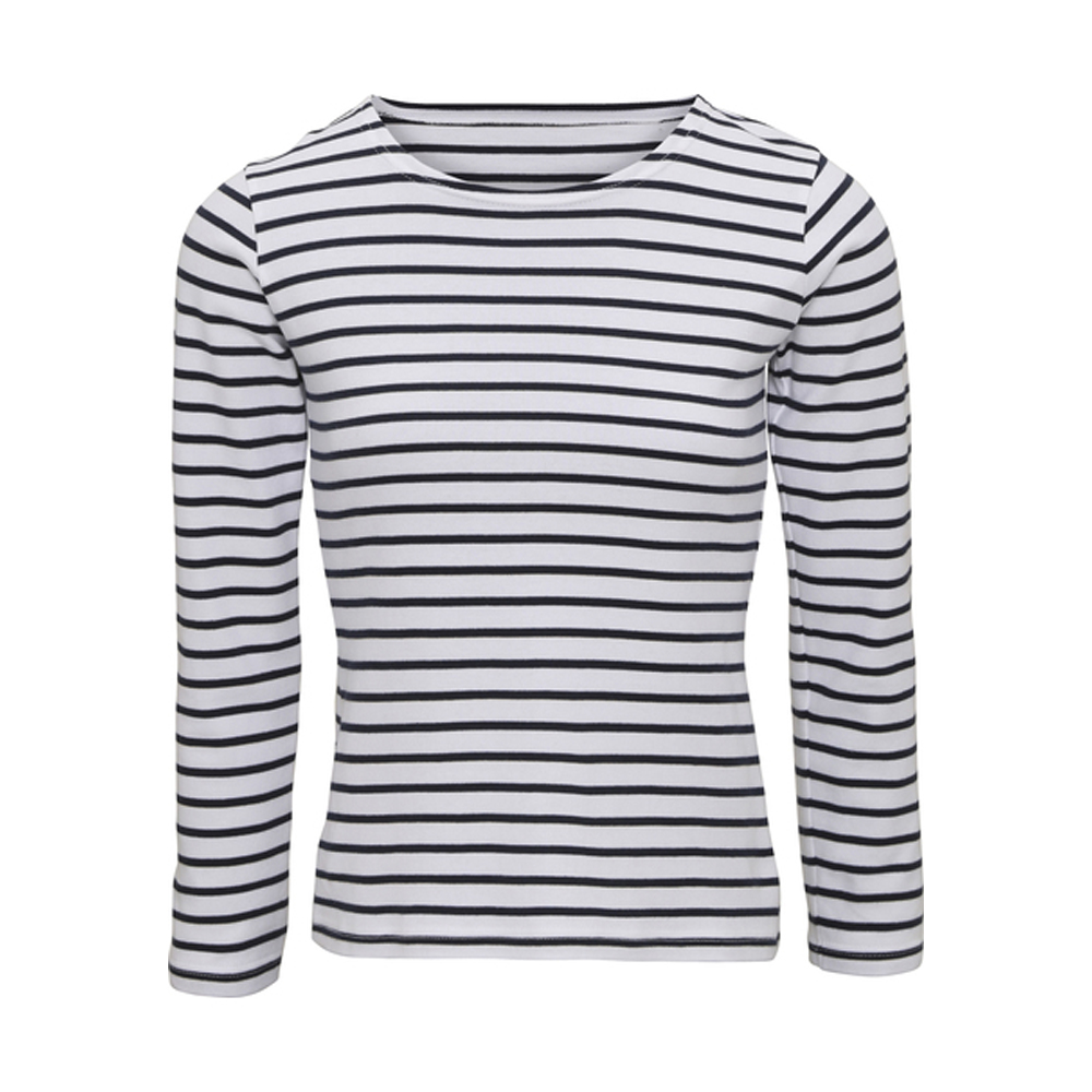 AQ071 Asquith & Fox Damen Matrosen Shirt gestreift langarm