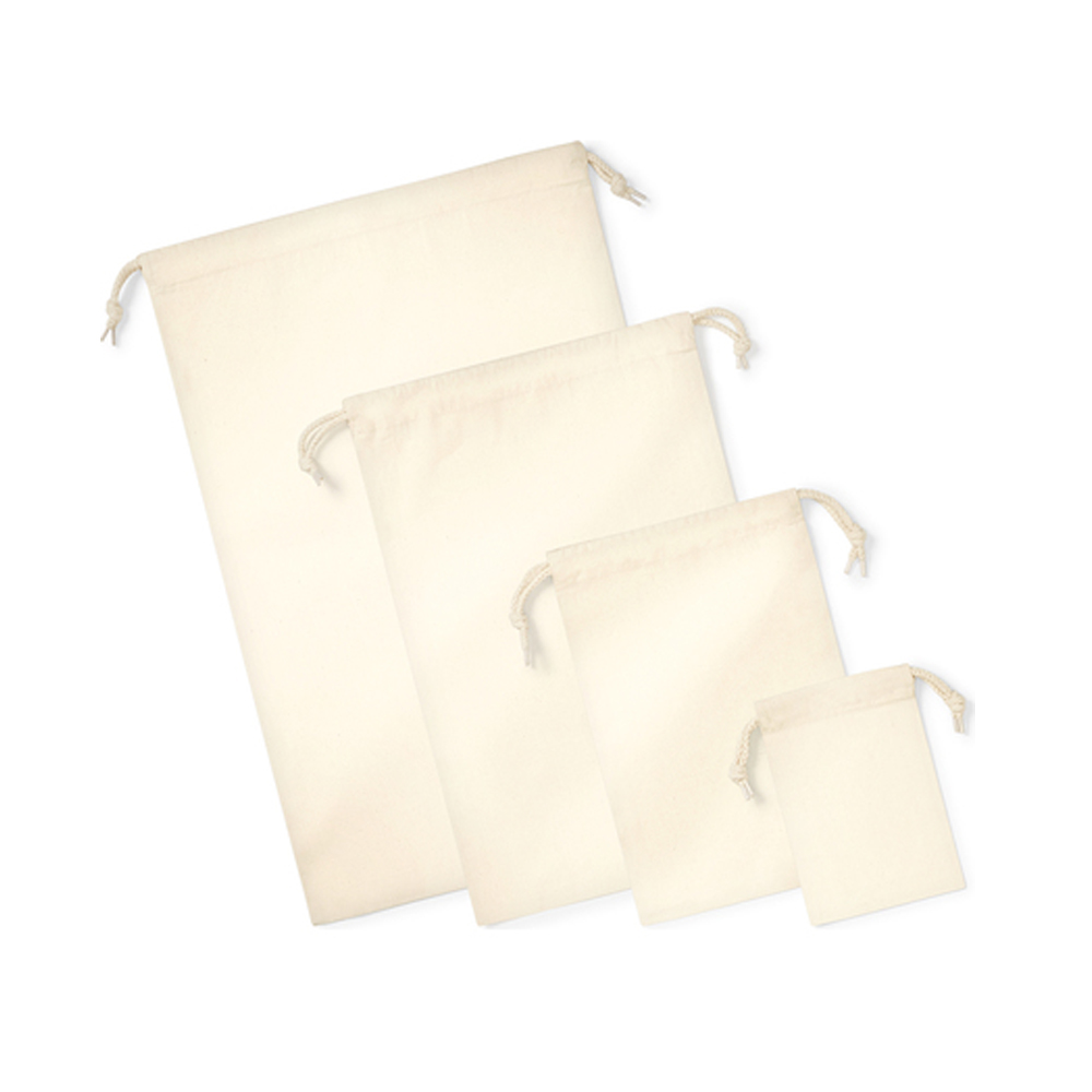 WM266 Westford Mill Stoffbeutel aus Bio-Baumwolle