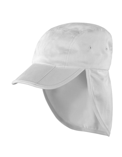 RH76 Result Headwear Legionärs Kappe mit Sonnenschutzklappe im Nackenbereich