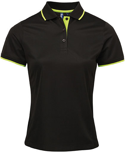 PW619 Premier Workwear Damen Kontrast Coolchecker® Polo