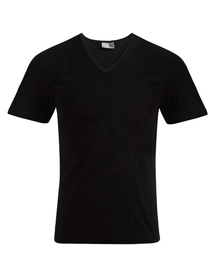 E3082 Promodoro Herren V Ausschnitt T-Shirt Figurbetont Kurzarm
