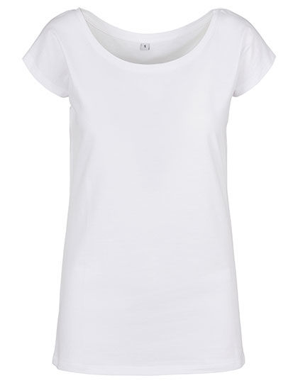 BYBB013 Build Your Brand Basic Damen T-Shirt mit weitem Hals