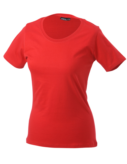 JN901 James+Nicholson Damen BASIC T-Shirt kurzarm