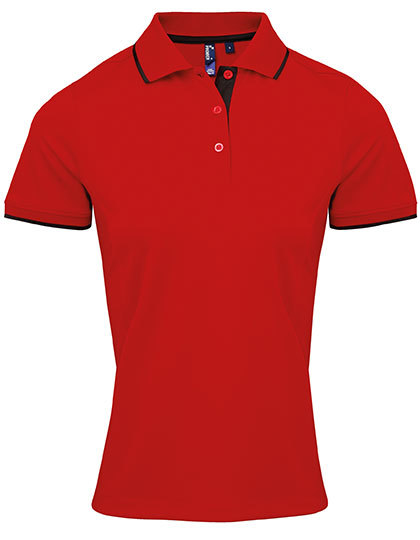 PW619 Premier Workwear Damen Kontrast Coolchecker® Polo PW619 Premier Workwear Damen Kontrast Coolchecker® Polo