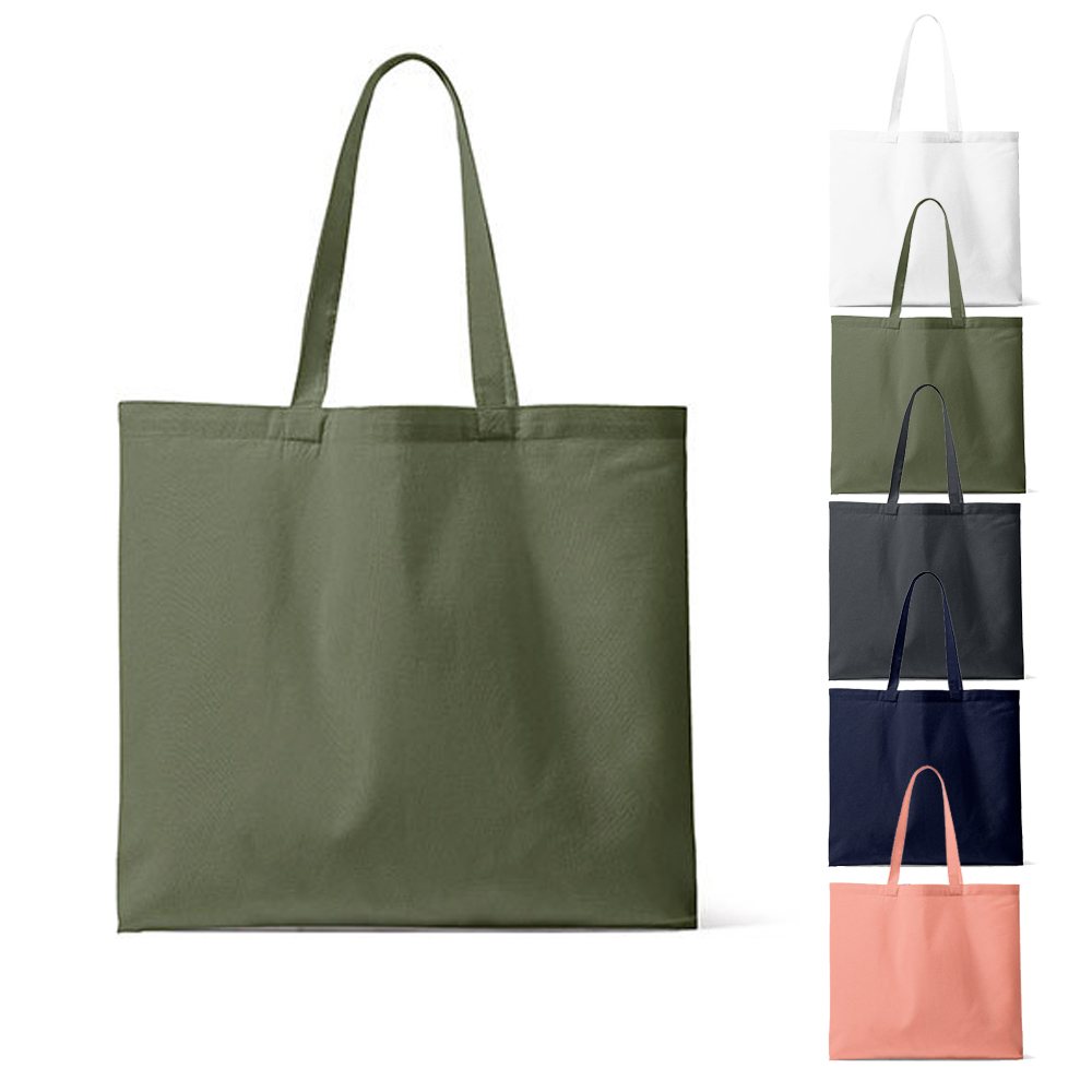 X1348 Halink Bio-Canvas-Tragetasche mittelgroß mit langem Griff London 02