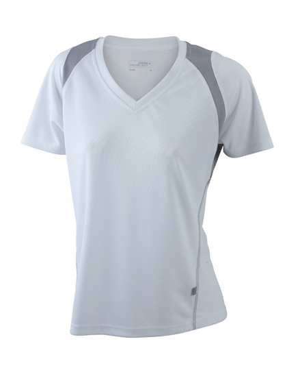 JN396 James+Nicholson Damen Laufshirt kurzarm