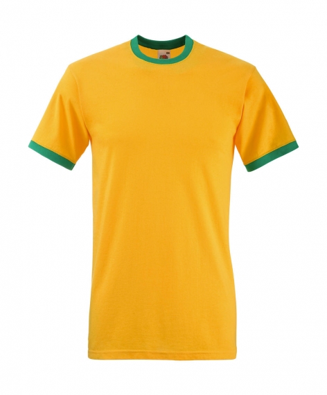 Fruit of the Loom Ringer T-shirt kurzarm