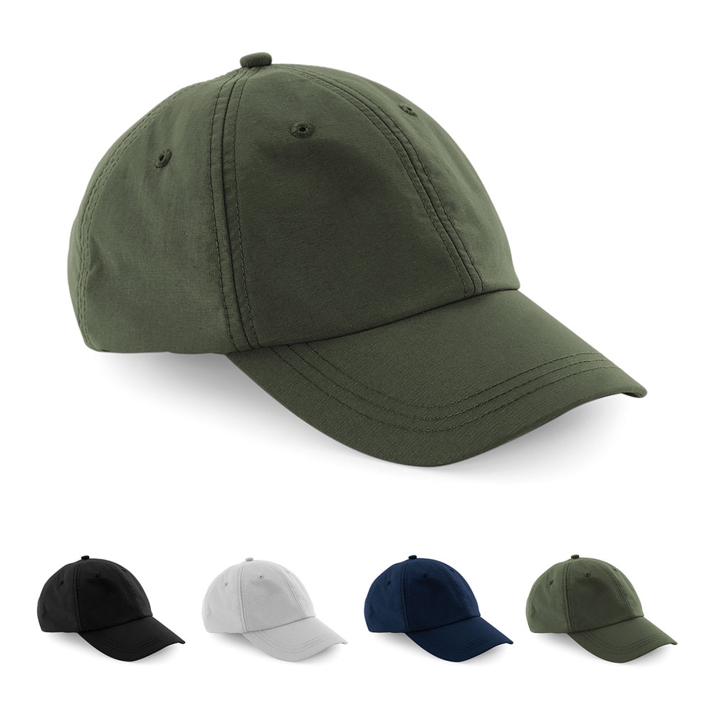 CB187 Beechfield Outdoor-Kappe 6-Panel mit Stoff-Schweißband